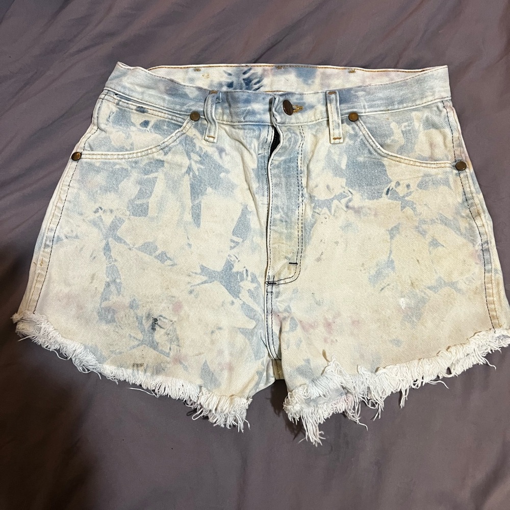 Wrangler Tie-Dye Denim Women Shorts